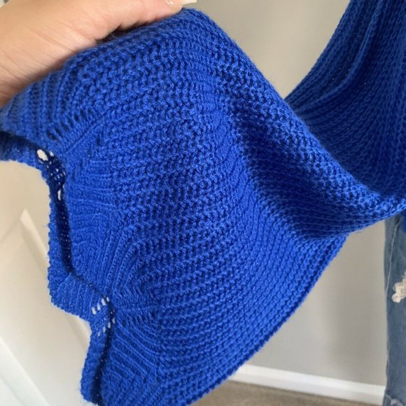 Settle Down Size Medium Crotchet Style Royal Blue - Picture 6 of 8